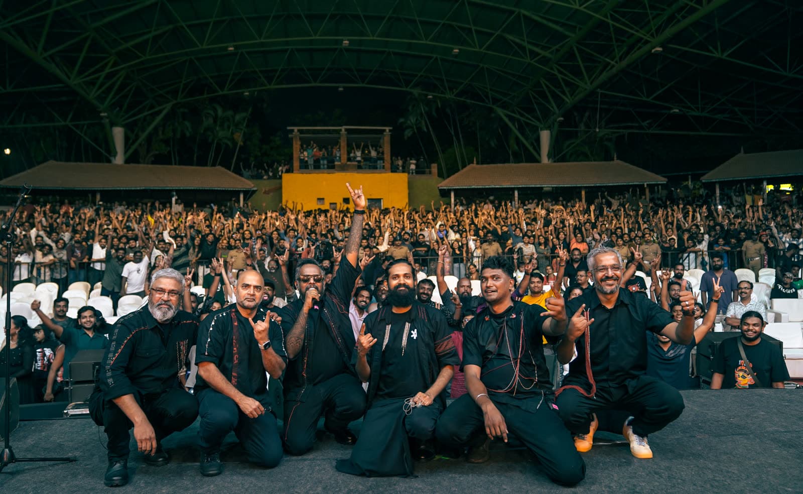 Agam band members photographed together