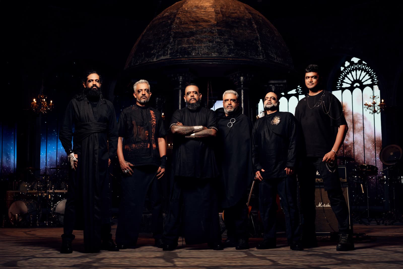 Agam band group portrait